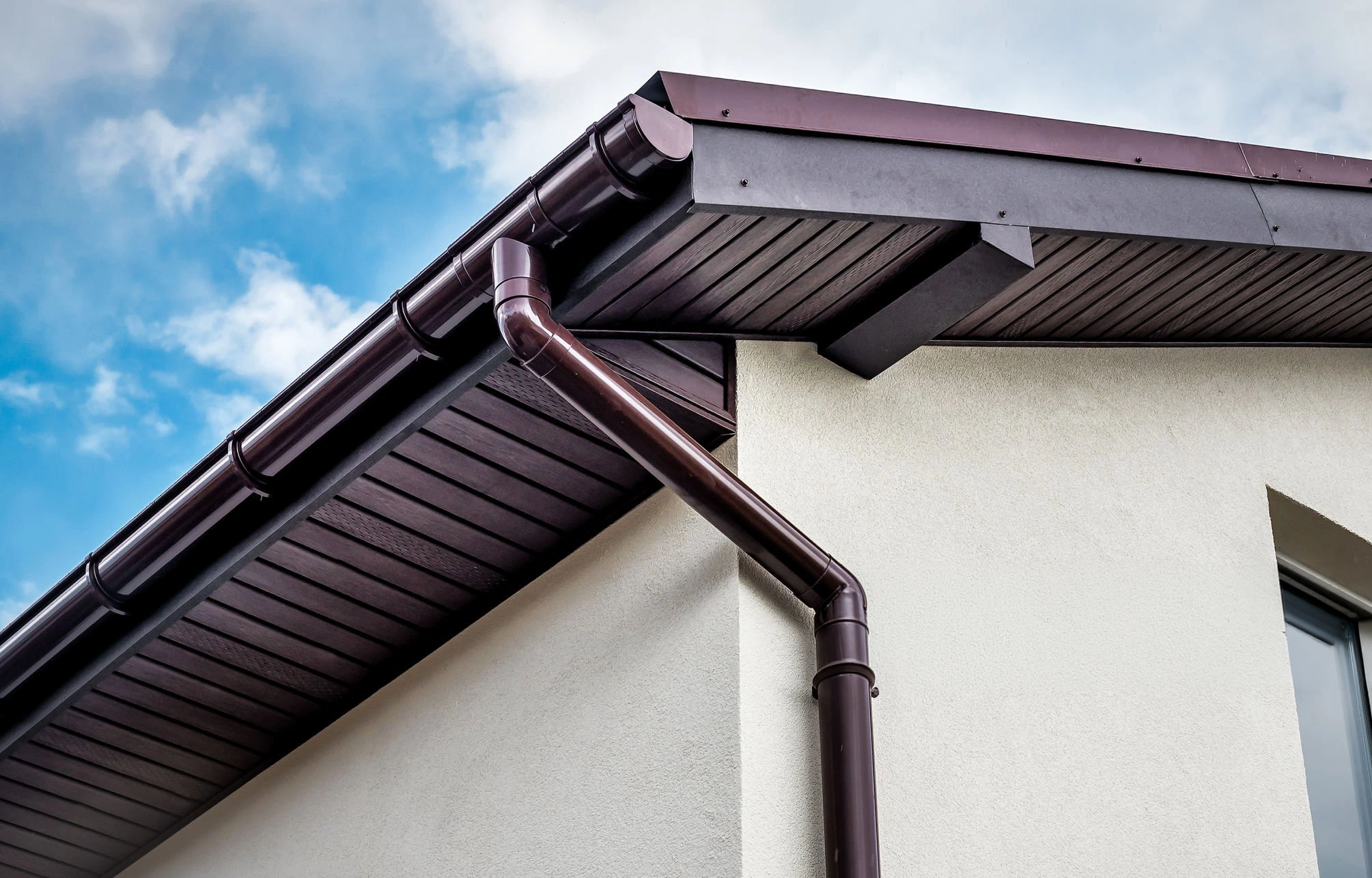 Exterior drainage project example