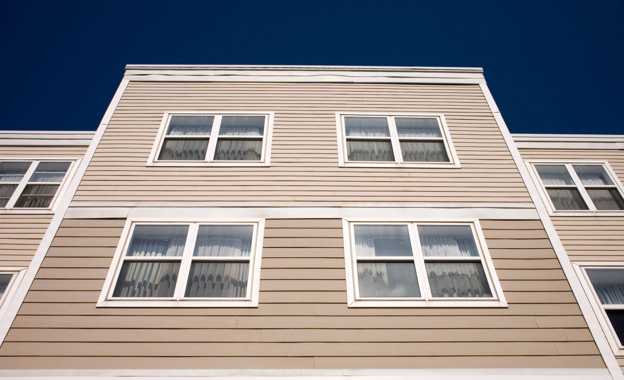 Siding exterior finish on a New York property