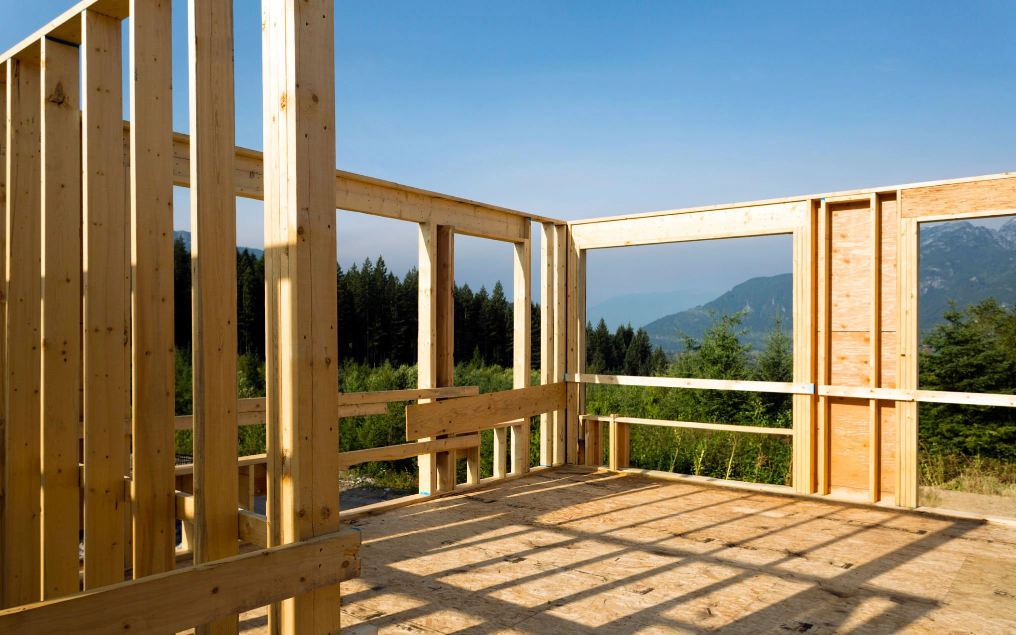 Construction framing project example
