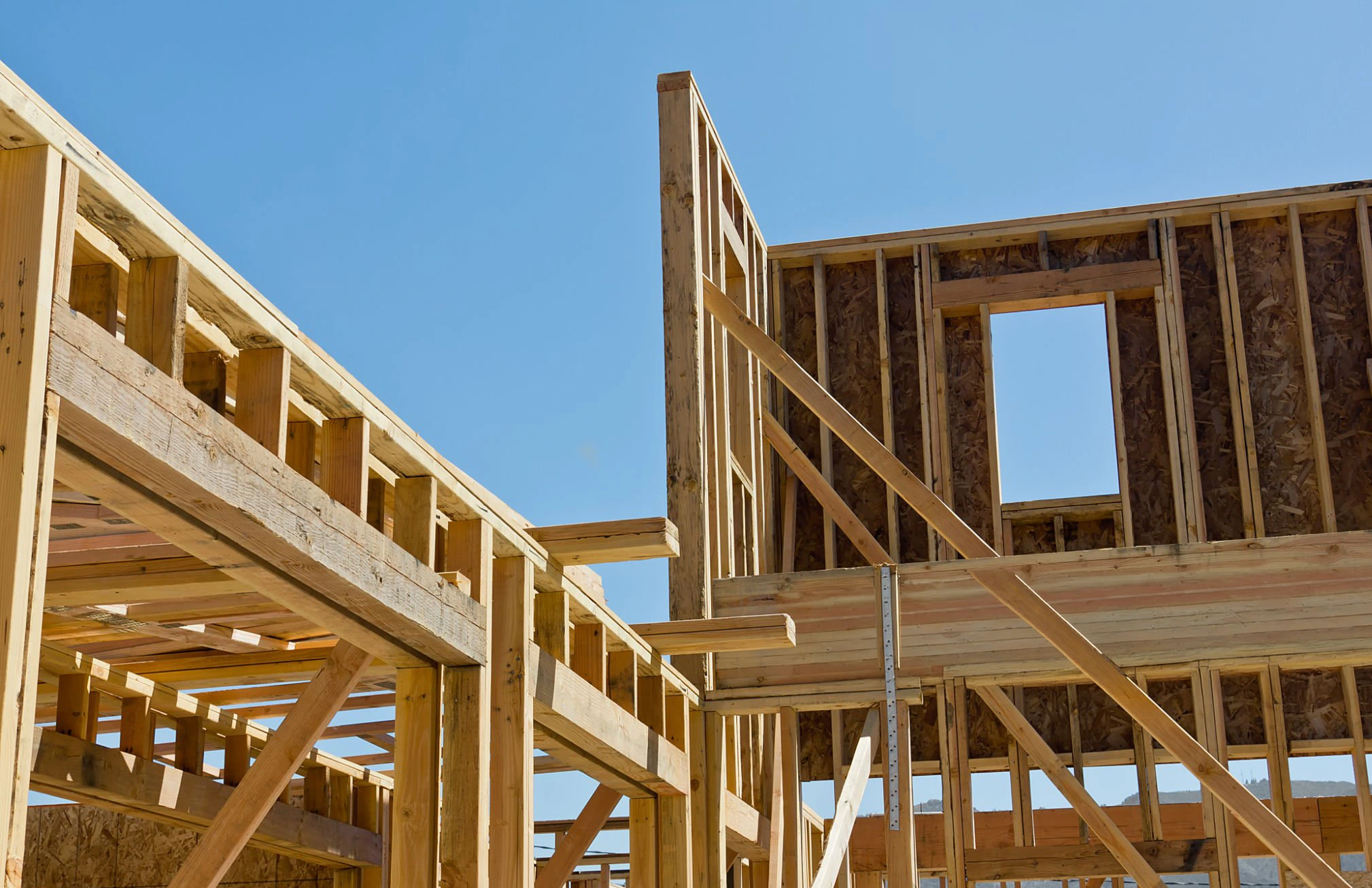 Exterior framing construction detail