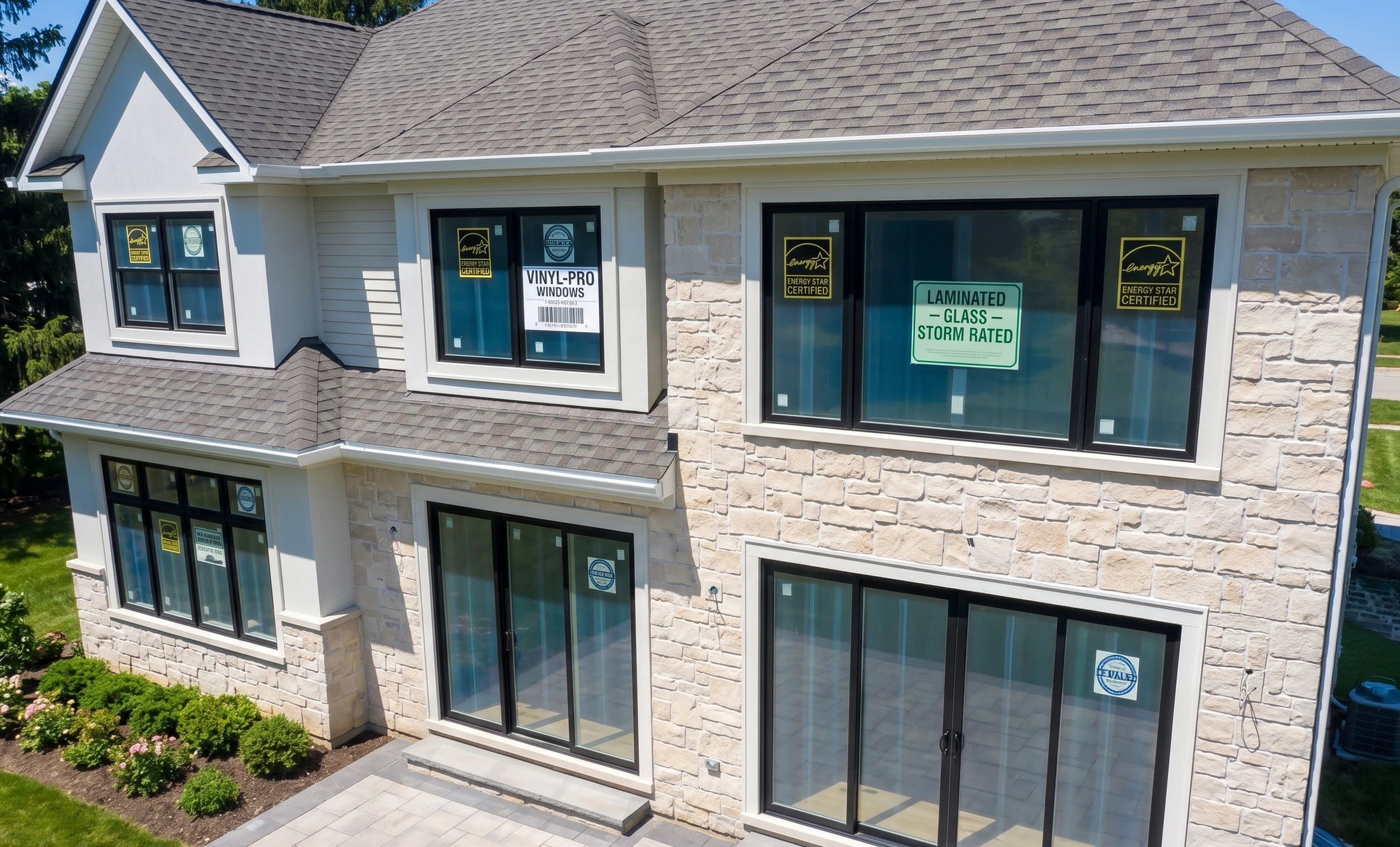 Window replacement as part of an exterior improvement project